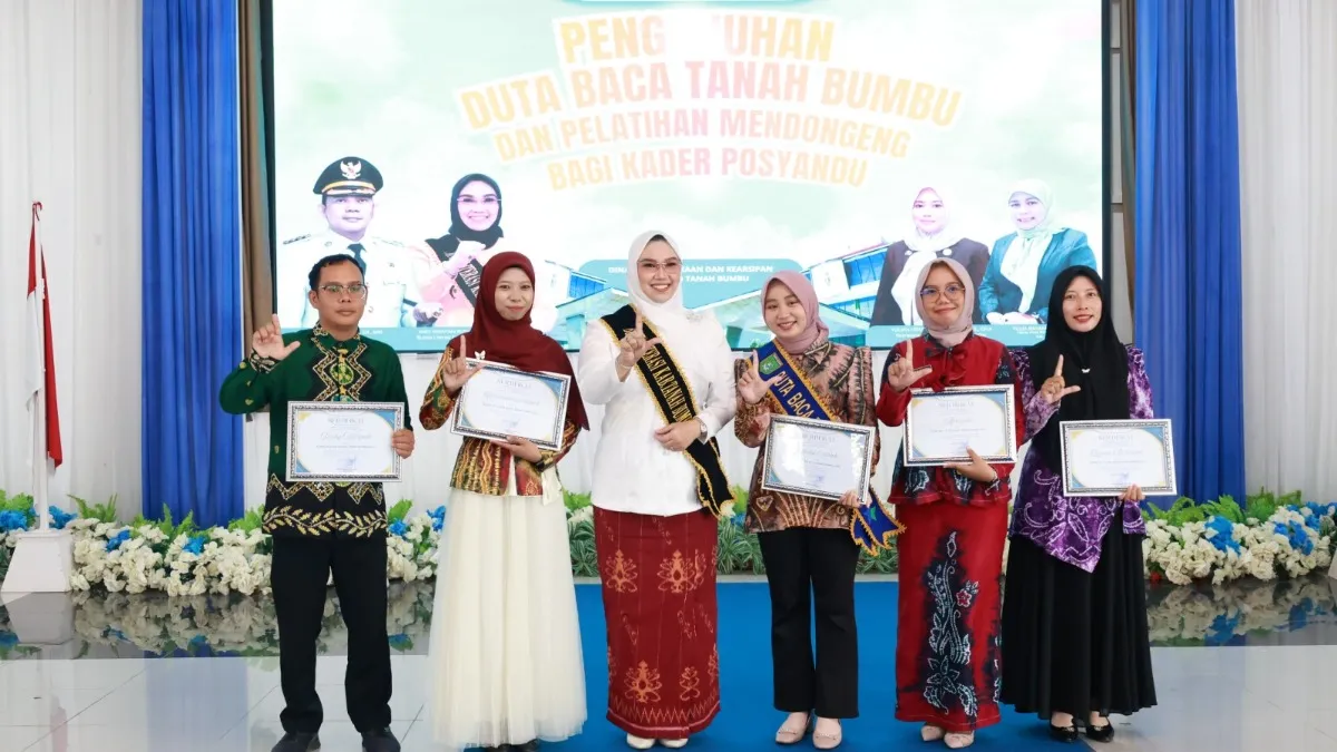 Bunda Literasi Tanbu Andi Irmayani Rudi Latif Kukuhkan Duta Baca, Dorong Budaya Membaca Sejak Dini