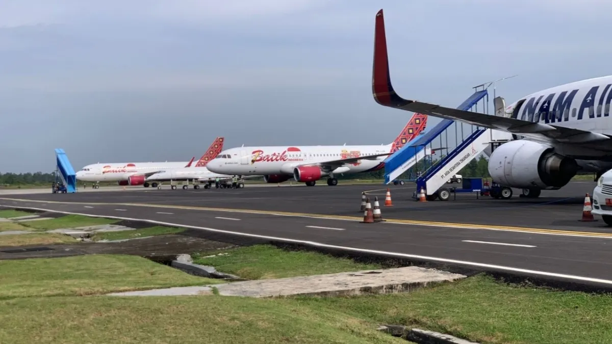 Nam Air dan Batik Air Setop Terbangi Pangkalan Bun Kobar Kalteng
