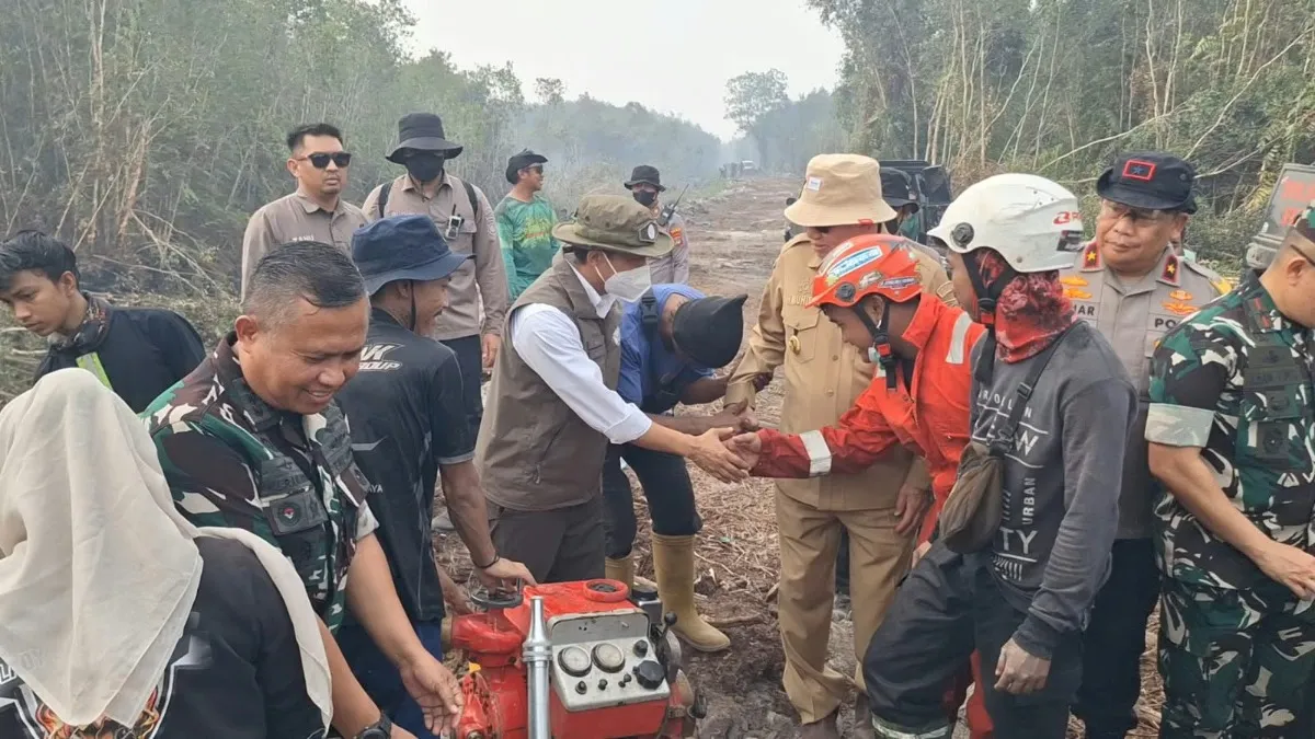 Menhut Raja Juli Ingatkan Karhutla Kalsel Masih Mengancam