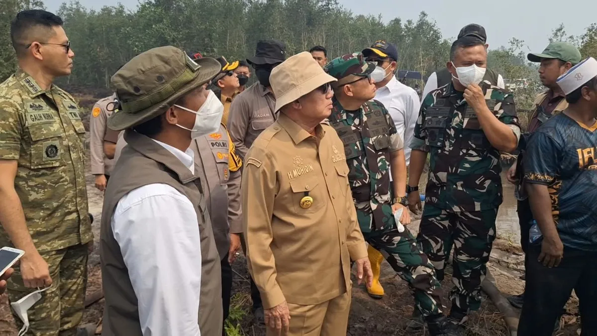 Meski Prioritaskan Penanganan Karhutla Ring 1, Muhidin Pastikan Daerah Lain Tetap Diperhatikan