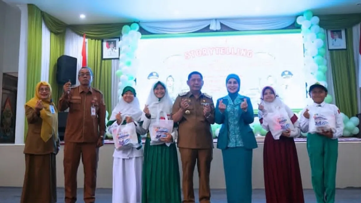 Cegah Stunting, Anak-anak HST Diajak Gemar Makan Ikan Lewat Storytelling