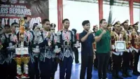 SMKN 1 dan SMPN 1 Satui Tanahbumbu Juara Lomba Baris Berbaris MGP Season II Se-Kalsel