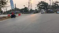 Simpang Empat Guntung Manggis Diganti Pakai Beton, Antisipasi Pelanggaran Lalu Lintas