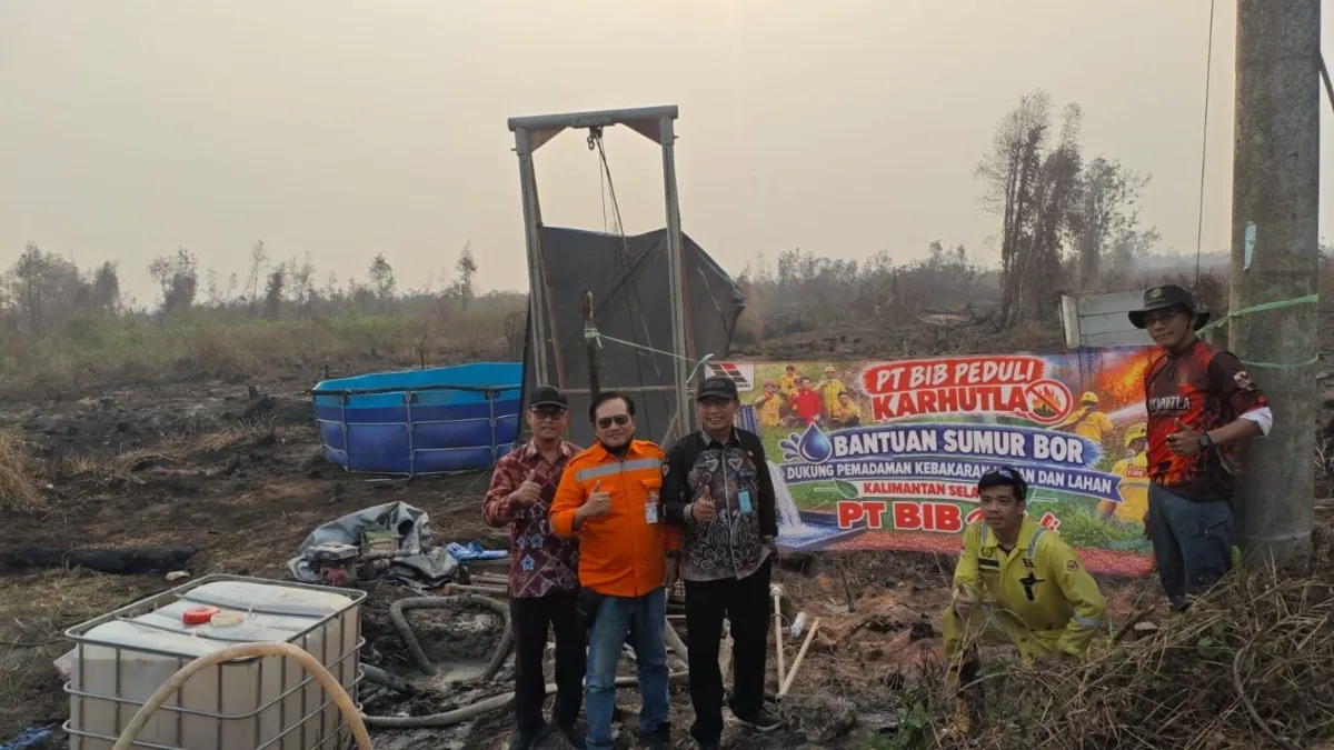 8 Tangki Air Dikerahkan untuk Karhutla di Gubernur Syarkawi Kabupaten Banjar