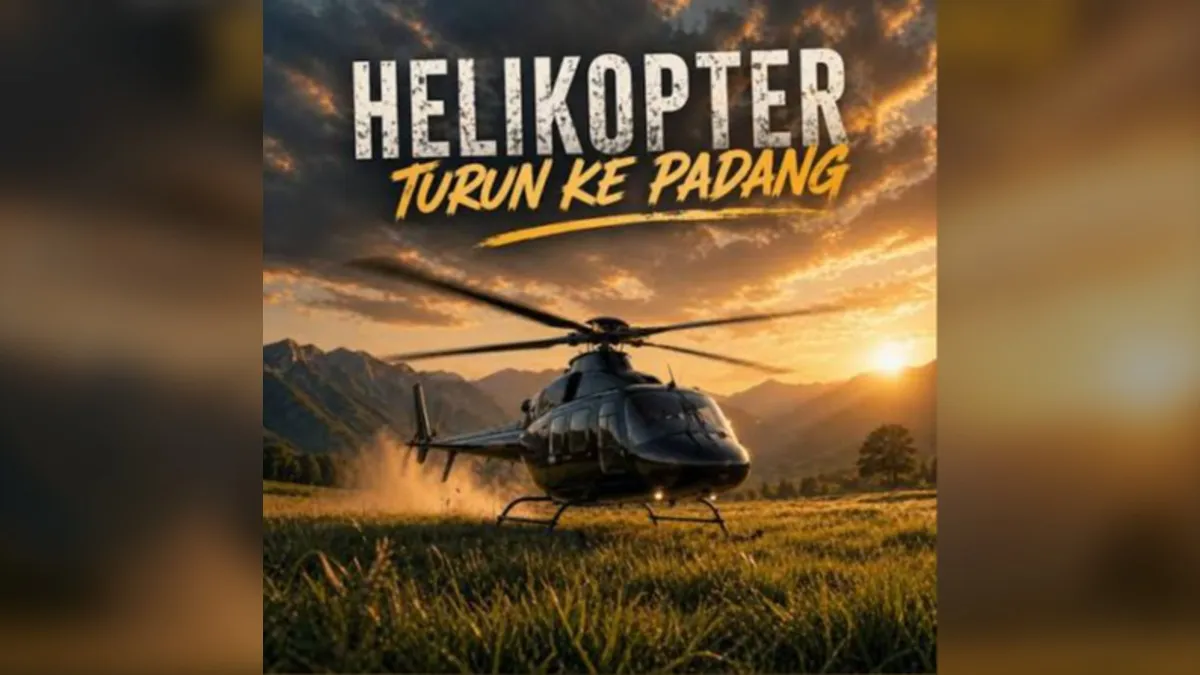 Chord Gitar dan Lirik Lagu Helikopter Turun ke Padang, Viral di TikTok