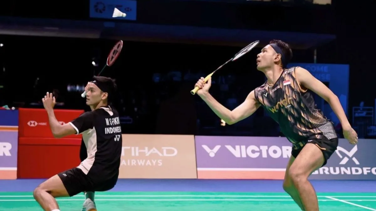 Taklukkan Juara Dunia, Fajar/Fikri ke Final Denmark Open Tantang Pasangan Malaysia