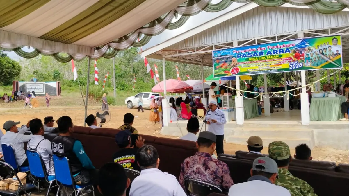 Warga Desa Lok Tanah Banjar Nantikan Pasar Arba, Kades Sebut Daya Beli Sedang
