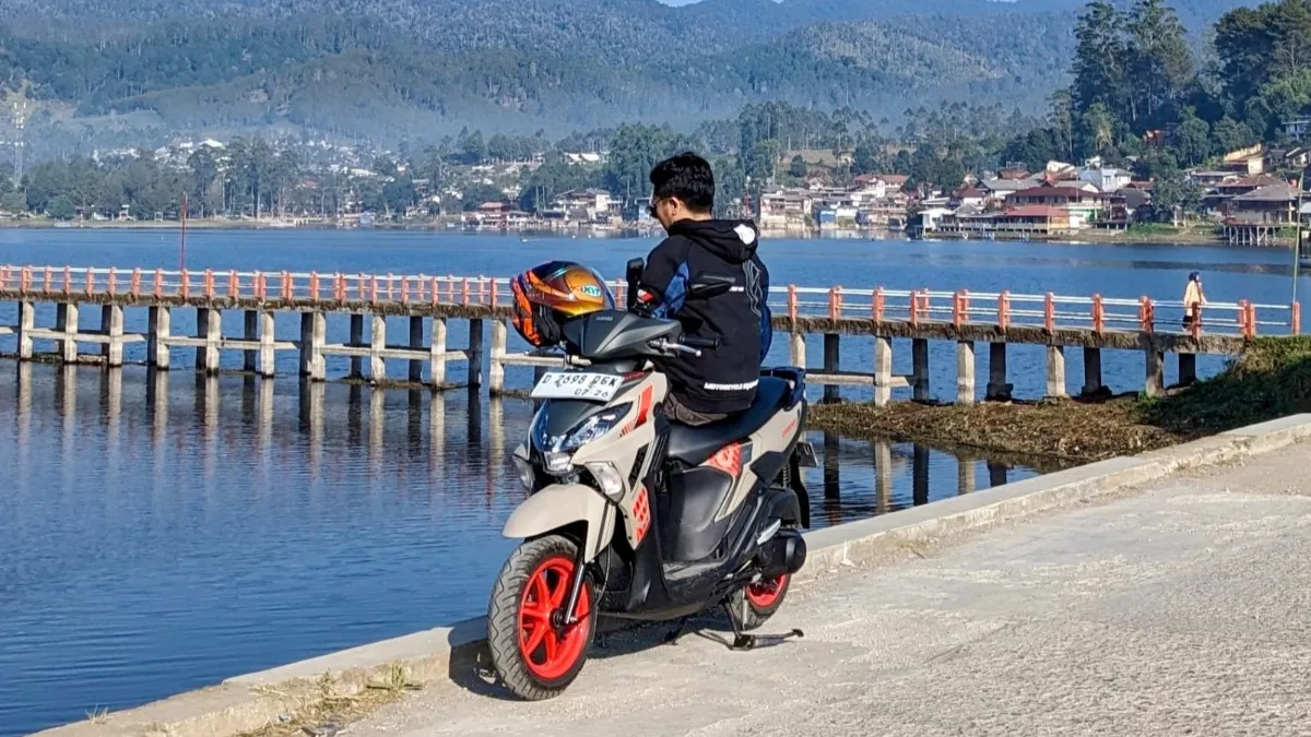 Jajal Tanjakan di Jawa Barat Uji Coba Blue Core Hybrid 125 cc pada Yamaha GEAR