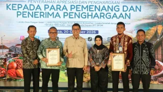 Tabalong Raih Peringkat Ketiga Nasional Desa Pangan Aman dan Pasar Pangan Aman