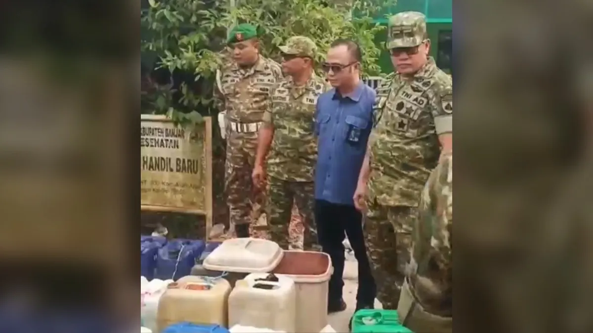 21 Ribu Liter Air Bersih Didistribusikan PT Bangun Banua dan Korem 101 Antasari