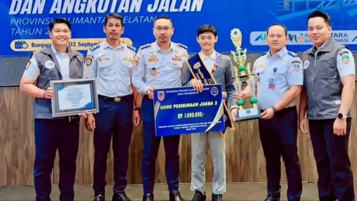 Dishub Kotabaru Apresiasi Prestasi Siswa SMAN 1, Juara 3 Pelopor Keselamatan Lalu Lintas Tingkat Kalsel