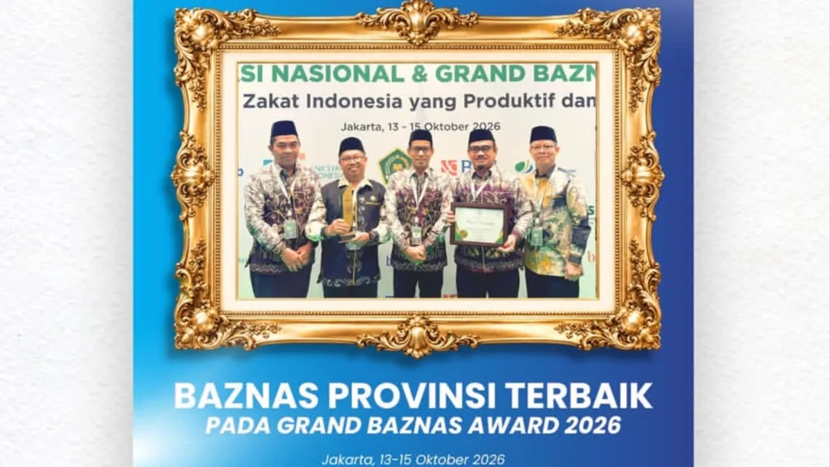 UPZ Bank Kalsel Apresiasi Prestasi BAZNAS Kalsel di BAZNAS Award 2026