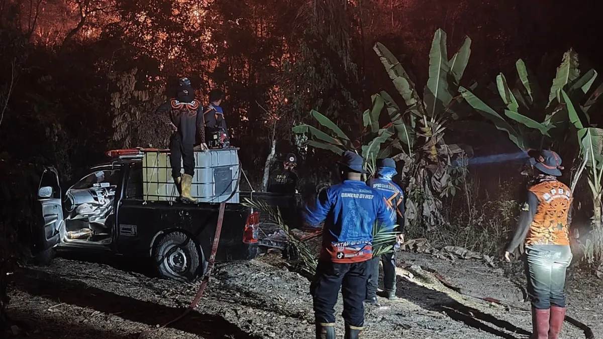 Karhutla di Gunung Batu Desa Nateh HST Hanguskan 5 Hektare Hutan