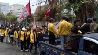 Mahasiswa BEM ULM Keluhkan Bencana Karhutla ke DPRD Kalsel