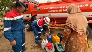 Pertamina Salurkan 1,15 Juta Liter Air Bersih untuk Warga Tabalong