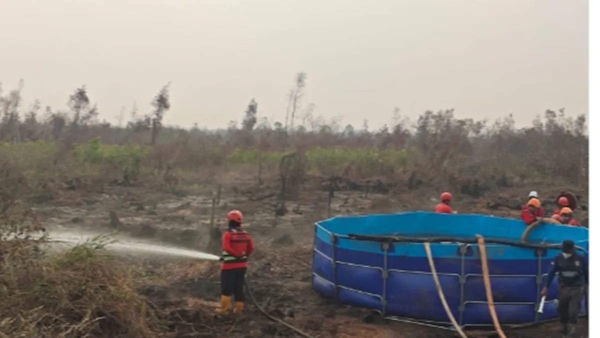 3 Titik Api Karhutla Ditemukan di Blok Merah Gubernur Syarkawi Kabupaten Banjar