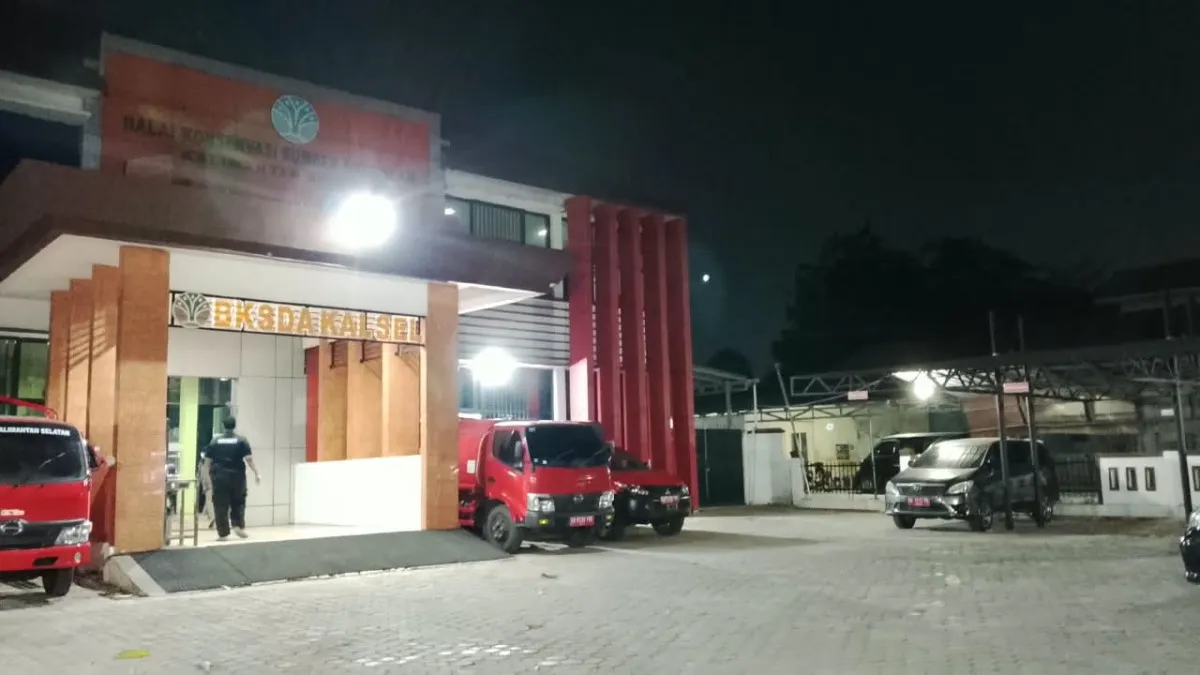 Pegawai BKSDA Kalsel Masuk Kantor pada Kamis Malam Pascapenangkapan Pimpinan