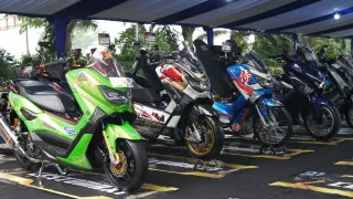 CustoMAXi Yamaha Tutup Keseruan Roadshow Pekanbaru, Deretan Modifikasi NMAX Gaya Touring dan Indo Proper Mendominasi
