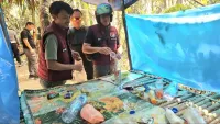 Polres Balangan dan BNN Gerebek Sarang Narkotika di Tebing Tinggi