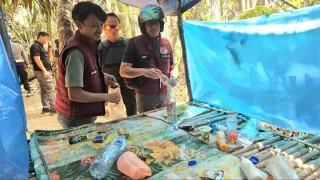 Polres Balangan dan BNN Gerebek Sarang Narkotika di Tebing Tinggi