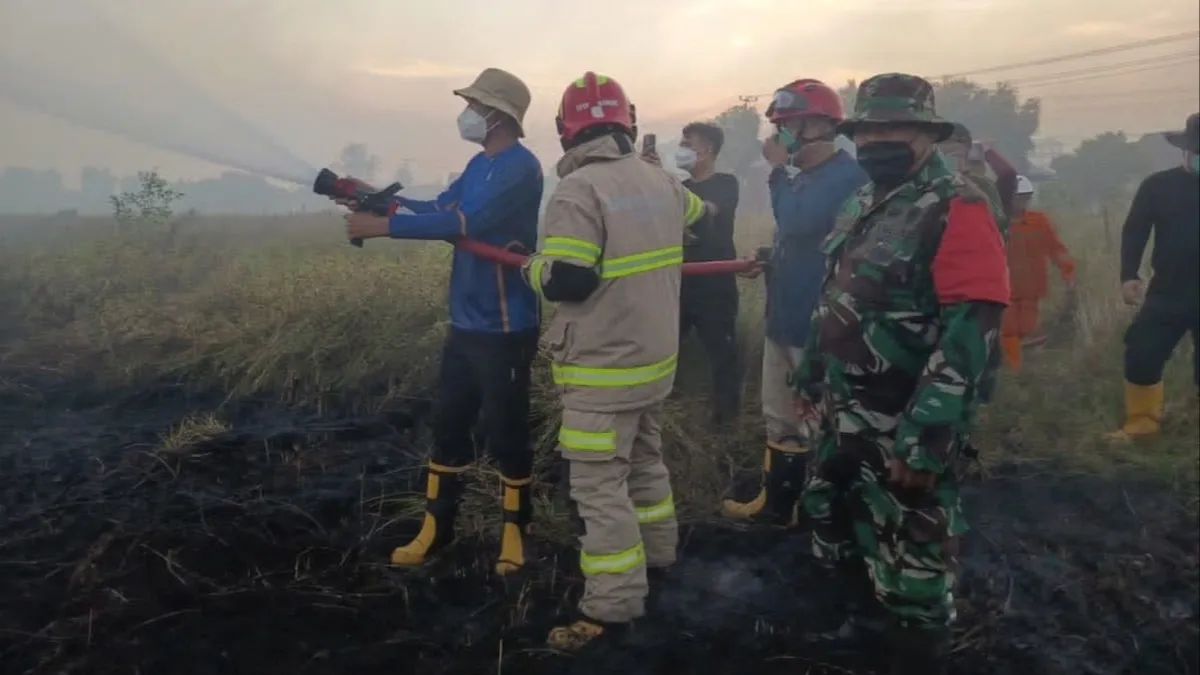 Terima Banpres Karhutla Rp20 Miliar, Pemkab Banjar Tambah Personel Lapangan
