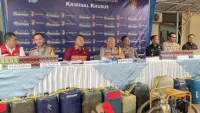 18 Pelangsir Banjarmasin dan Banjarbaru Jadi Tersangka, 7.825 Liter BBM Disita