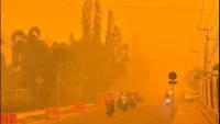 Kabut Asap Palangka Raya Menguning, Warga Tuntut Pemerintah Pusat Tangani Karhutla
