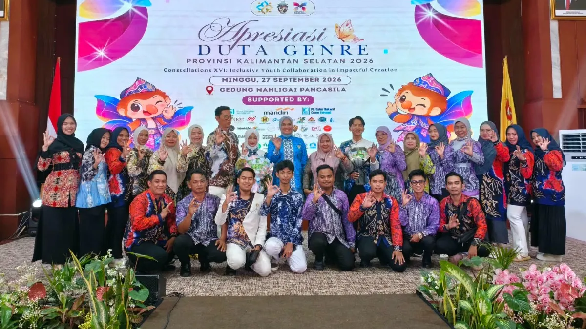 Wakil Kotabaru Torehkan Prestasi: Nabil Juara 3 Duta Genre Kalsel 2026, Raisya Duta Medsos