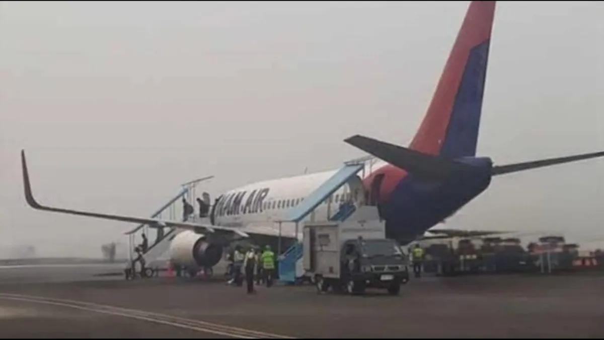 NAM Air Batalkan Penerbangan di Pangkalan Bun Sampai 2 November akibat Karhutla