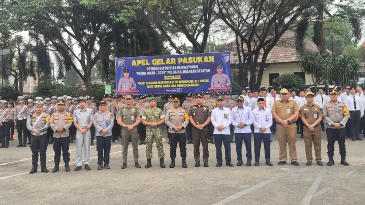 Polres Tanah Laut Gelar Operasi Patuh Intan 2026, Tekan Kecelakaan di Tengah Ancaman Karhutla