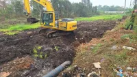 Pipa Utama PTAM Intan Banjar Bocor Kena Api Sampah, Distribusi Air Sempat Terganggu