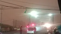 Seperti Malam, Wilayah Nagara HSS Diselimuti Kabut Asap Karhutla