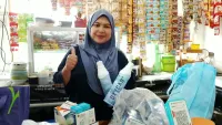 Bantuan Presiden untuk Korban Karhutla Disalurkan di Banjarbaru, Termasuk Anak Penderita ISPA