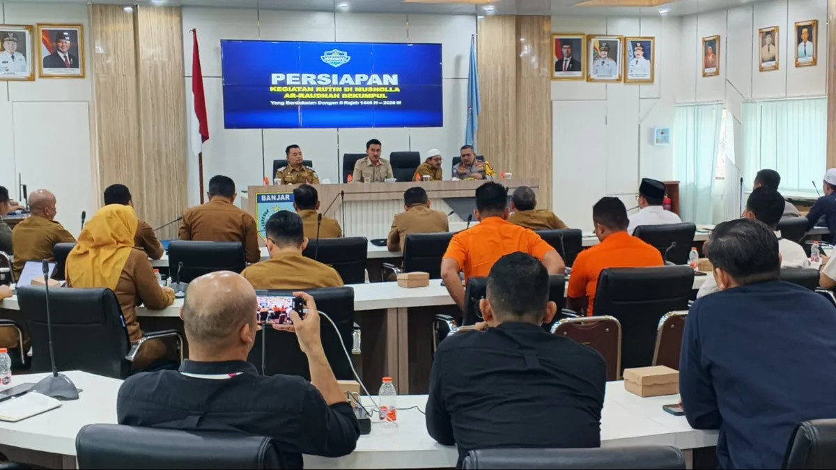 Mantapkan Persiapan 5 Rajab di Sekumpul Banjar, Layanan Jemaah Jadi Fokus Utama