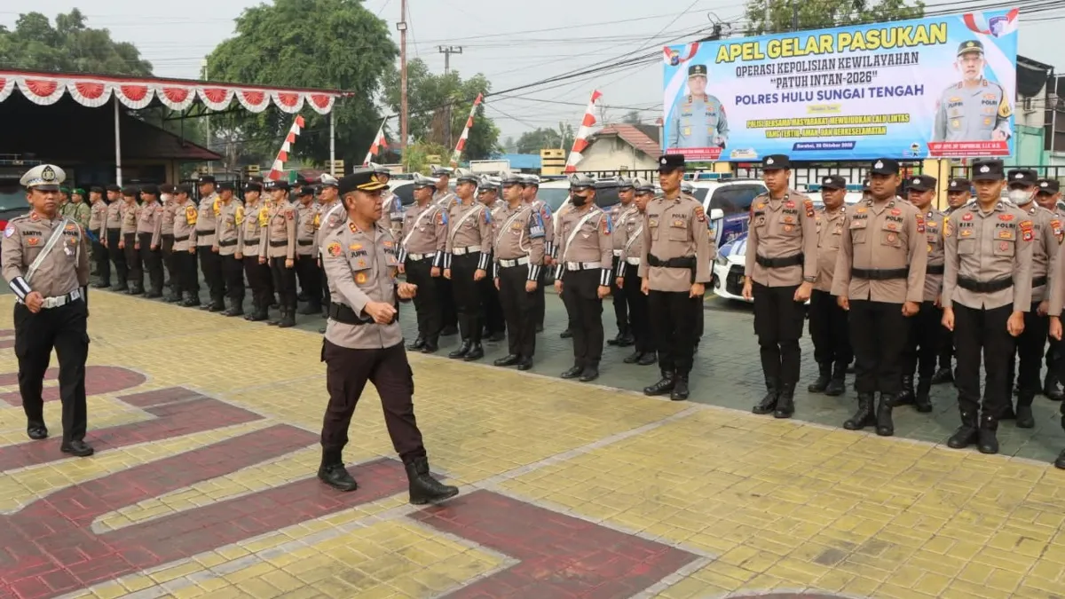 Operasi Patuh Intan 2026 Dimulai di HST, Tingkatkan Disiplin Masyarakat Berlalu Lintas