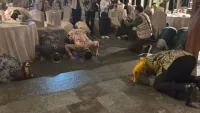 H Sahbirin Noor dan Peserta Pra Kongres II KBB Sujud Syukur Hujan Guyur Banua