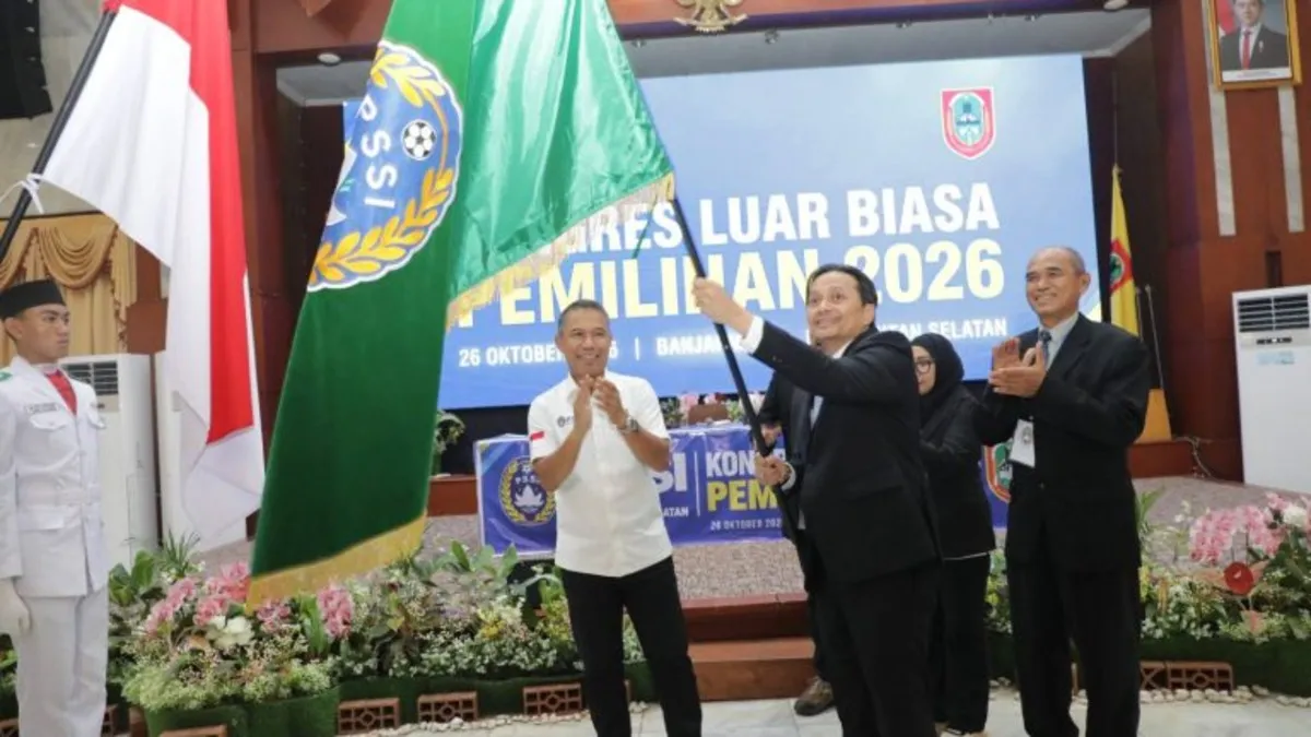 Hasnuryadi Kembali Menjabat Ketua PSSI Kalsel Periode 2026-2030