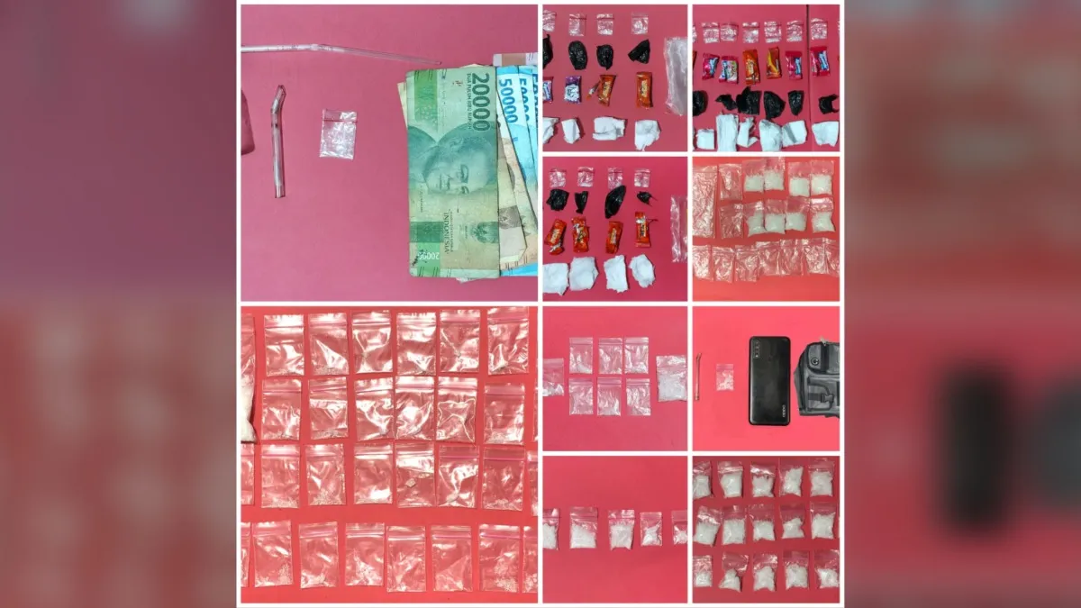 Operasi Sarang Narkoba di Tabalong, Polisi Ringkus 10 Orang dan Sita 167,51 Gram Sabu