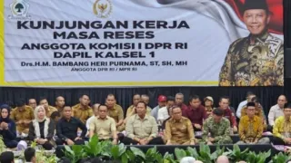 Reses di Tabalong, Anggota Komisi I DPR RI Bambang Heri Serap Aspirasi Soal Blank Spot