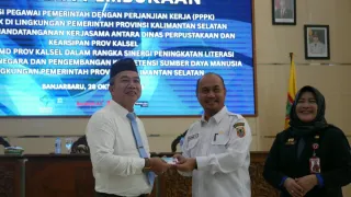 BPSDM Kalsel Gelar Orientasi 400 PPPK, ASN Akan Diwajibkan Jadi Anggota Perpustakaan