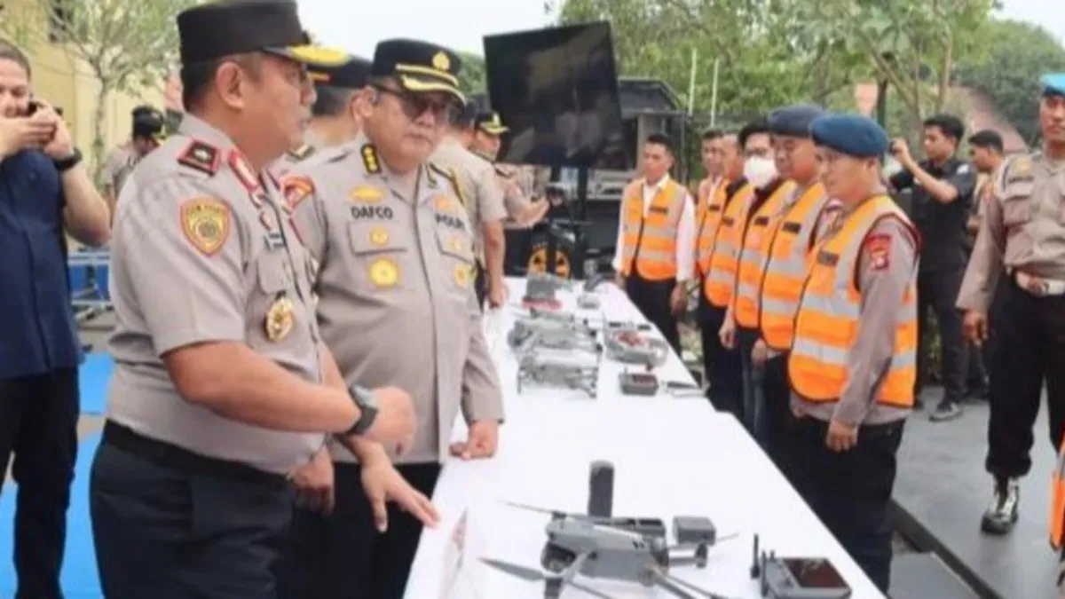 16 Drone Buru Titik Api dan Pelaku Karhutla di Kalteng