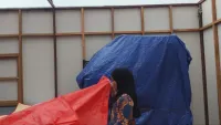 ​"Langsung Der!" Cerita Siti Nafisah Saat Atap Rumahnya Terbang Diterjang Puting Beliung di Martapura Barat