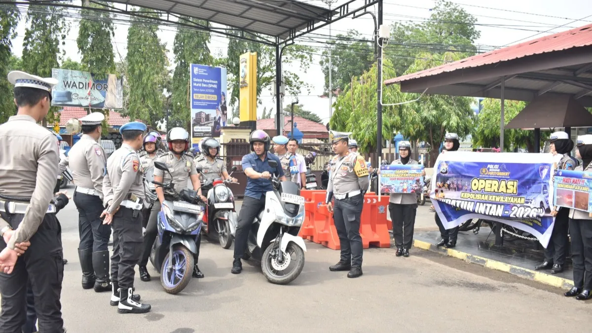 Satlantas Polres Tanah Laut Razia Kendaraan Anggota, Sebelum Gelar Penindakan Pengendara di Jalan Raya