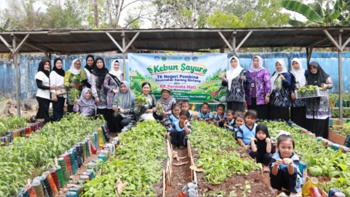 Jadi Koki Cilik, Anak TK Negeri Pembina Karang Bintang Kabupaten Tanah Bumbu Belajar Olah Makanan