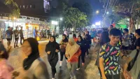 Night Run The City PT STSJ Yamaha Diramaikan Ratusan Peserta dari SBRunners Banjarmasin