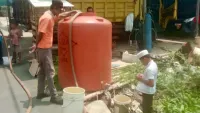Kekeringan di Astambul, BPBD Banjar Salurkan Ribuan Liter Air Bersih