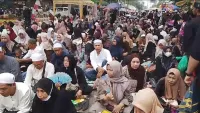 Jemaah Padati Peringatan Haul ke-80 Habib Basirih di Kawasan Kubah Basirih Banjarmasin