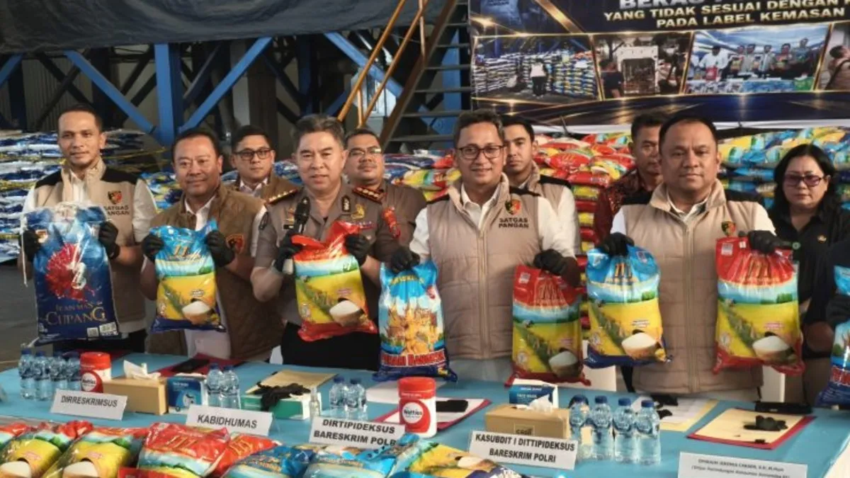 Dugaan Kecurangan 525 Ton Beras Fortifikasi Diungkap Satgas Pangan Polri