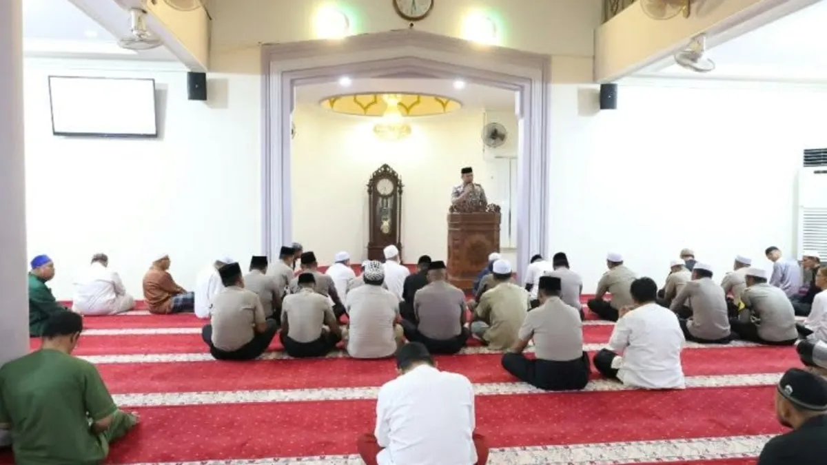Subuh Keliling di Martapura Timur, Polres Banjar Rangkul Jemaah Jaga Kondusivitas Kamtibmas