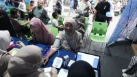 Dinkes HST Buka Cek Gula Darah dan Kolesterol Gratis di Festival Pemuda Menyala